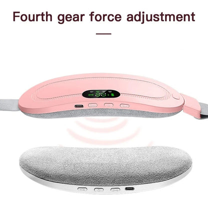 Electric Heating Waist Massage Belt Abdominal Menstrual Heating Pad Belly Warm Palace Belt for Period Cramp Relief