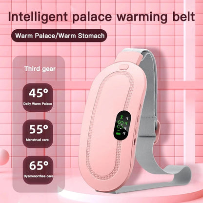 Electric Heating Waist Massage Belt Abdominal Menstrual Heating Pad Belly Warm Palace Belt for Period Cramp Relief